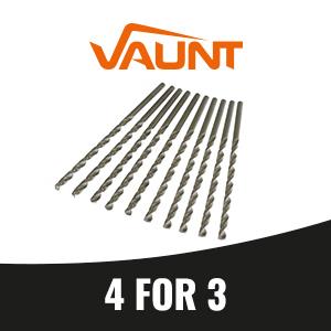 4 For 3 on Vaunt HSS Drill Bits (Packs of 10)